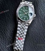 VS Factory Rolex Datejust 36mm 3235 Movement Green Face SS Jubilee Band Watch